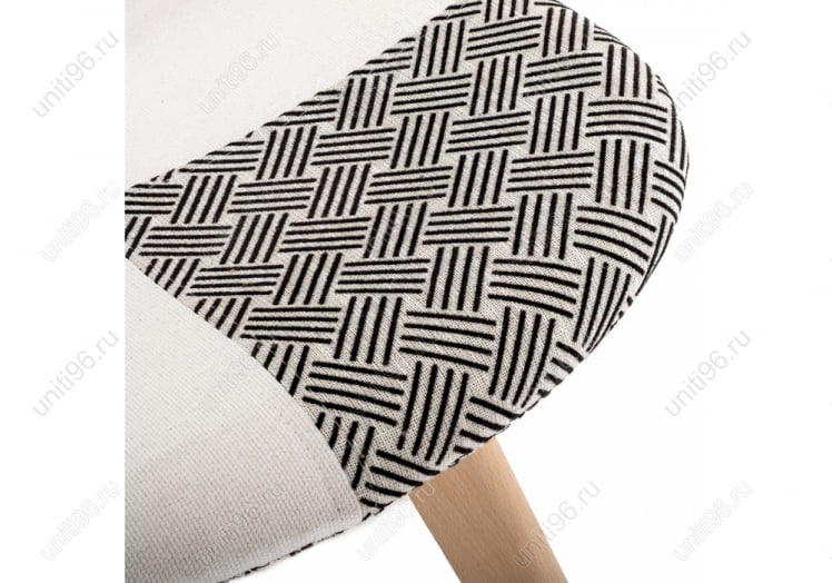 Стул деревянный Милле Черно-белое / Mille_6