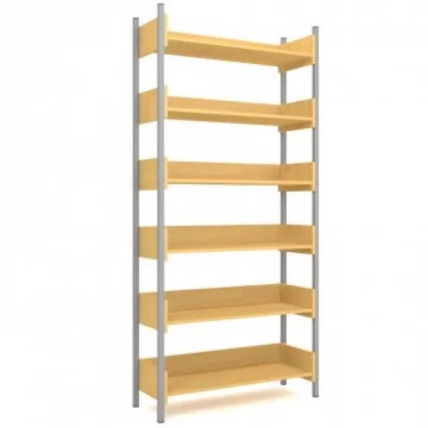 Стеллаж односторонний на металлокаркасе АЛц.СТ-1_0