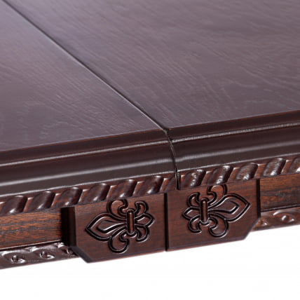 Стол COPPOLA бук, мдф, 140+40x80x77см, Tobacco, узор прямой_8