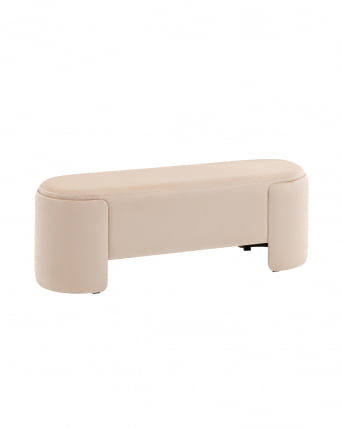 Банкетка Такс велюр Молочный / Taks_0