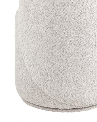 Пуф Loreen вращающийся букле Светло-серый_6