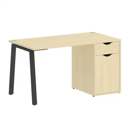 Стол письменный HOME OFFICE VR.SP-3-138.1.A Клен/Антрацит металл_0