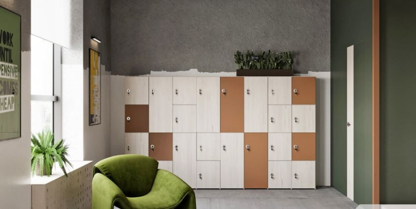 Комплект дверей средних (2 шт.) LEMO L-017 Сосна Скандинавия_1