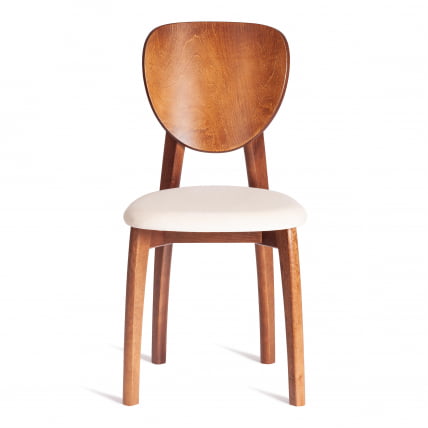 Стул DIAMANTE мягкое сидение бук, 42x42x85см, коричневый, ткань Tenerife Cream_4