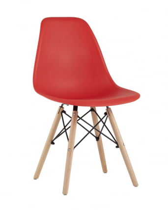 Стул Еамес Стиле ДСВ красный (разборный каркас) / Eames Style DSW_0