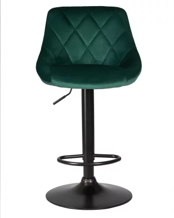 Стул барный DOBRIN LOGAN BLACK Зеленый велюр MJ9-88_5