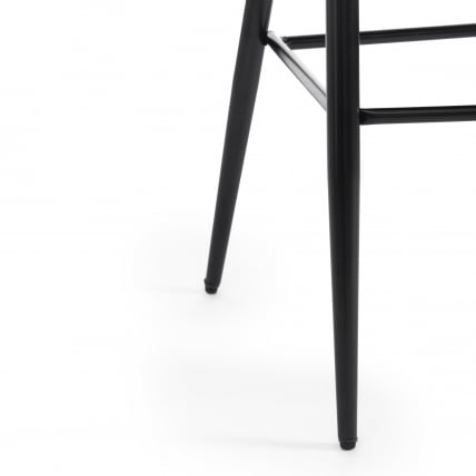 Стул барный FLAIR BAR (mod. 9018) экокожа/металл, 60 х 56 х 106 см , коричневый 1/черный_10