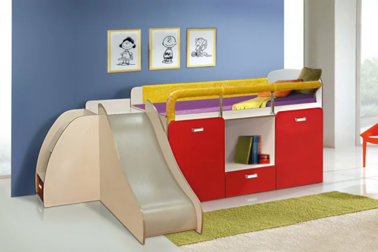 Уголок школьника №5 Дуб молочный/Красный_0