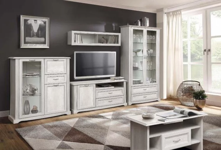 Шкаф комбинированный Сохо 32.09 Бетон пайн белый_2