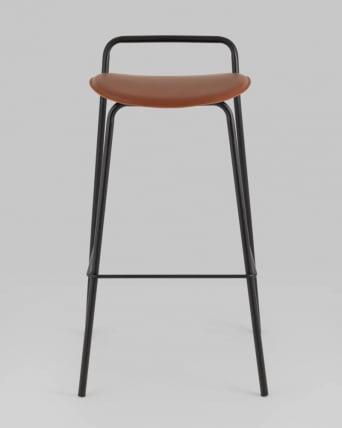 Стул барный Mantis экокожа коричневый_6