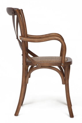 Стул с подлокотниками CROSS (mod.CB2008) дерево береза, 91х55х52см, манго (№4)_2