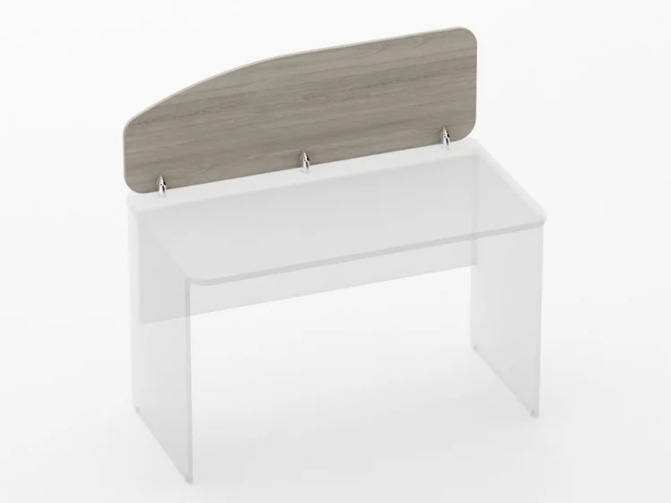 Экран разделительный Glassy 5.12.12 Дуб сантана светлый_0