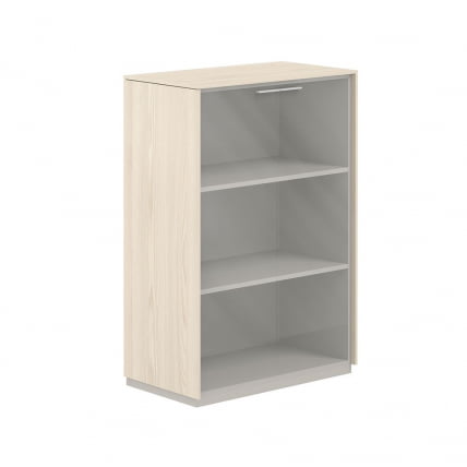 Шкаф средний со стеклом Atlas NZ-0325.YN.GL Ясень Наварра_0