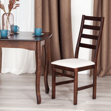 Стул ROSARIO многослойная фанера, 39 х 39 х 99 см, Cappuchino, ткань бежевая (81/10) разобранный_11