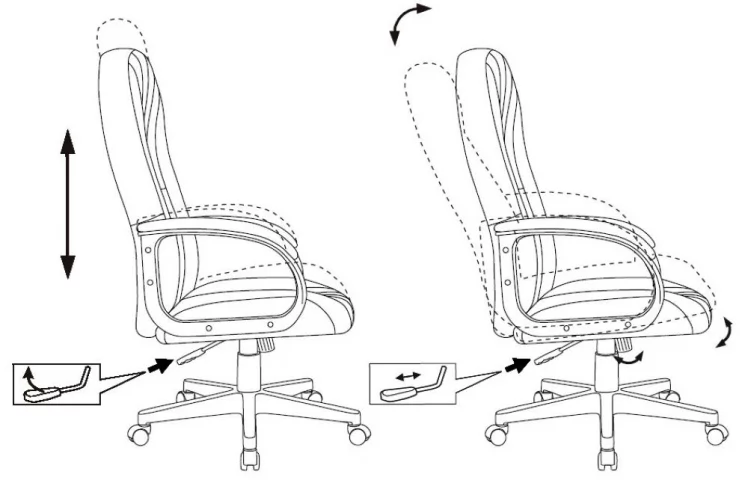 Кресло руководителя Бюрократ T-898/407-GREEN Зеленый 38-407_6