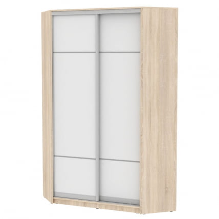 Шкаф-купе ЙА-230х1250-1(ДСС-Белый-Д4Д4) / YA-230х1250-1(ДСС-Белый-D4D4)_0