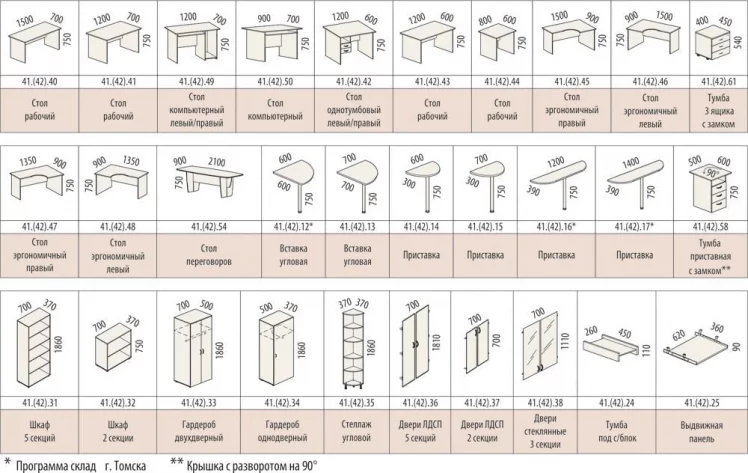 Набор (9 предметов) Рубин 11.2 Итальянский орех_1