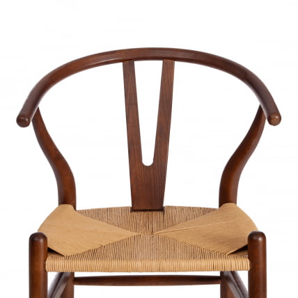 Стул ВИСХБОНЕ (мод.CБ2212) дерево вяз, 57*50.5*79.5, Темный Орех (№5) / WISHBONE (mod.CB2212)_5