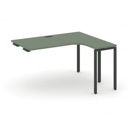 Стол-приставка к опорной тумбе/шкафу (правый) CONCEPT CN.OSAPR-006(R) Кобо Черный_0