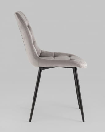 Стул Флекс New велюр светло-серый 2шт_2