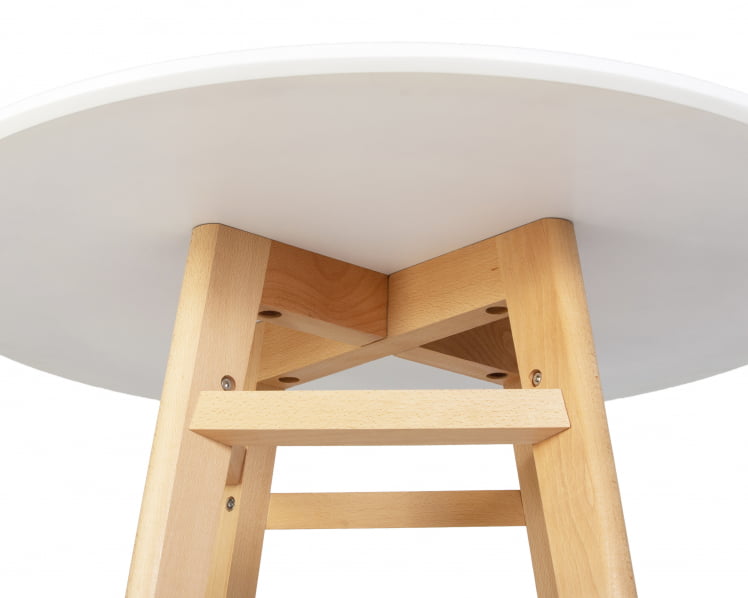 Стол обеденный ALBERT 80 Белый_3