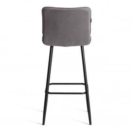 Барный стул Bari/Бари велюр, серый, 29, 45х56х110 см_3