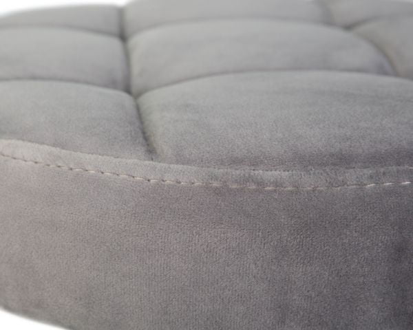 Табурет барный DOBRIN BRUNO BLACK (серый велюр (MJ9-75)) 2 шт_3