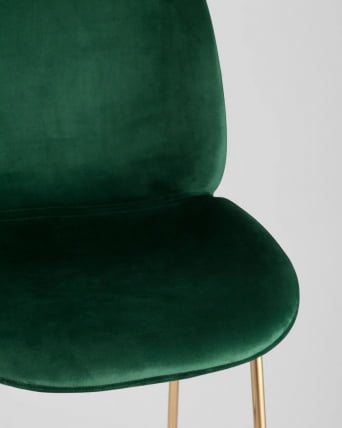 Стул барный Beetle со спинкой изумрудный 2 шт_8