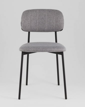 Стул Майло рогожка серый_1