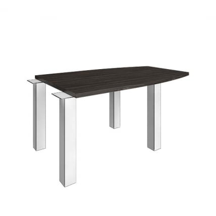 Элемент стола переговоров без опор YALTA LT-SO Суар Темный_0