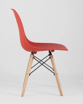 Стул Еамес Стиле ДСВ красный (разборный каркас) / Eames Style DSW_4