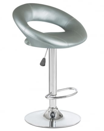 Стул барный ДОБРИН МИРА (серебряный) 2 шт / DOBRIN MIRA_2