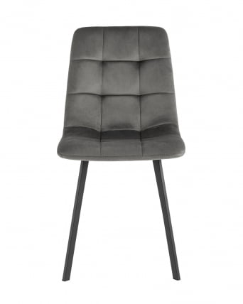 Стул Chilly велюр антрацитовый 2 шт._2