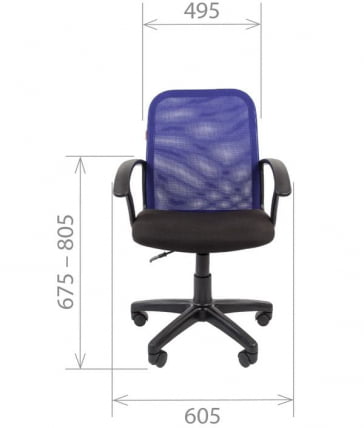 Кресло для оператора CХАИРМАН 615 ТВ-04 Серое / CHAIRMAN TW-04_3