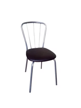 Стул Нерон Хром/Коричневый_0