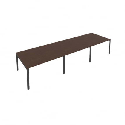 Переговорный стол (3 столешницы) Metal System Б.ПРГ-3.3 Венге/Антрацит_0