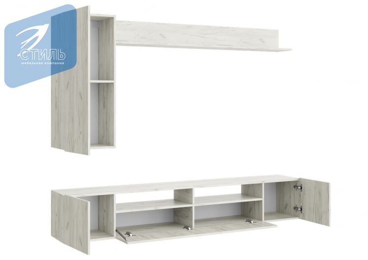 Гостиная Соло-16 Дуб крафт белый_2