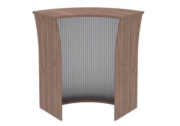 Стойка ресепшн угловая IMAGO РС-5 Ясень Шимо_0