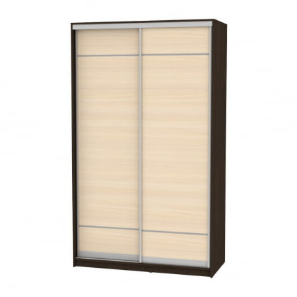 Шкаф-купе B-230х135х60-2(Венге-ДМ-D7D7)_0