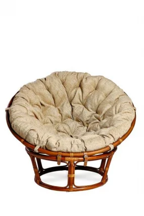 Кресло Папасан 23/01 миндаль матовый_0