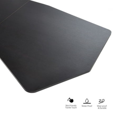 Стол компьютерный с электроприводом Eureka ERK-EDI-HTG-SW (Heptagon), копченое дерево_4