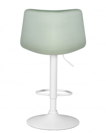 Стул барный ДОБРИН ТАИЛОР ВХИТЕ (пудрово-мятный велюр (МДЖ9-87)) 2 шт / DOBRIN TAILOR WHITE (MJ9-87))_5