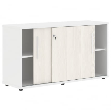 Шкаф с дверьми-купе EDIS ELC 1343 Ясень Траун Белый Белый_1