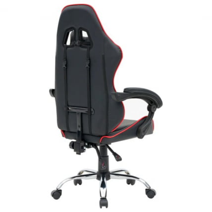 Кресло компьютерное CROMEX (КРОМЕКС) Joker GM-125 экокожа черное/красное_3