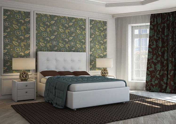 Кровать Crystal Белый_1