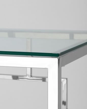 Стол журнальный БРУКЛИН 55*55 Серебро_3