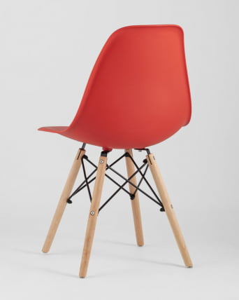 Стул Еамес Стиле ДСВ красный (разборный каркас) / Eames Style DSW_7