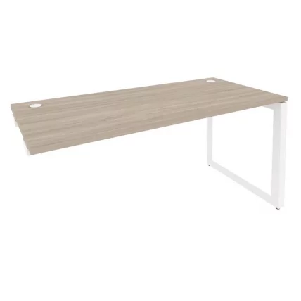 Стол-приставка на О-образном м/к к опорным элементам ONIX O.MO-SPR-4.7 Дуб Аттик/Белый_0