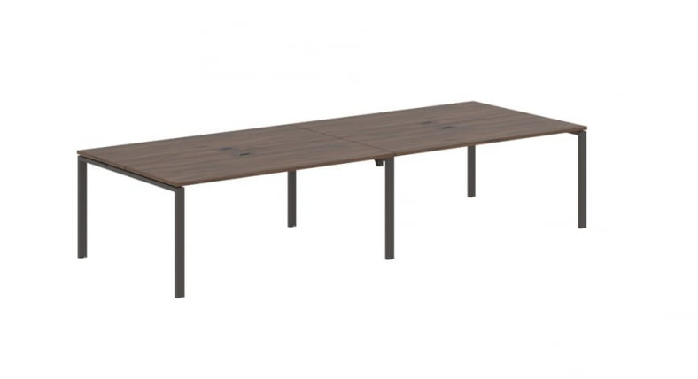 Бенч-система 4-местная EDIS EUWST 3513 Дуб Денвер темный Мокко_0