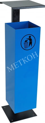 Урна опрокидывающаяся с козырьком УОК_0